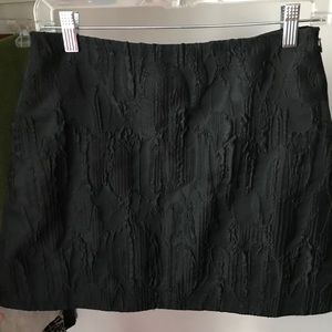 COS A-line black skirt